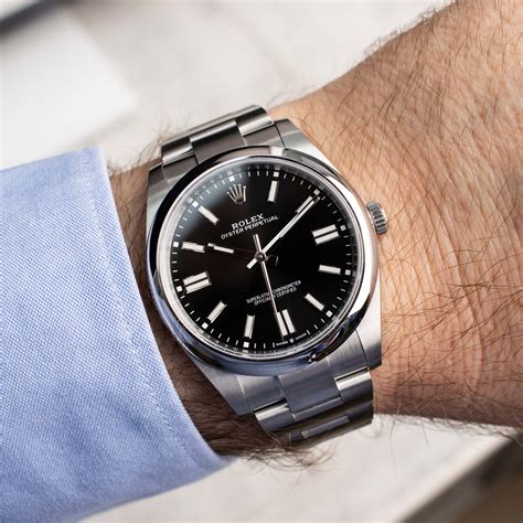 rolex mens silver|silver rolex with black head.